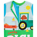 Blue-Green - Back - Hey Duggee Childrens-Kids Ready To Dig Sleepsuit