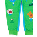 Blue-Green - Side - Hey Duggee Childrens-Kids Ready To Dig Sleepsuit