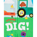Blue-Green - Pack Shot - Hey Duggee Childrens-Kids Ready To Dig Sleepsuit