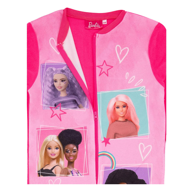 Pink - Back - Barbie Girls Icons Sleepsuit