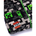 Black-Green - Pack Shot - Minecraft Childrens-Kids All-Over Print Sleepsuit