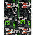 Black-Green - Close up - Minecraft Childrens-Kids All-Over Print Sleepsuit