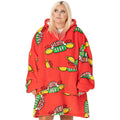 Red - Front - Friends Unisex Adult Oversized Hoodie Blanket