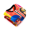 Multicoloured - Back - Miraculous Girls Character Sleepsuit