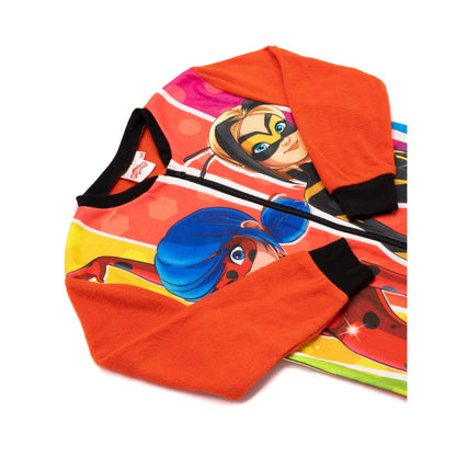 Multicoloured - Side - Miraculous Girls Character Sleepsuit