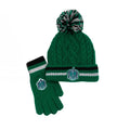 Green - Front - Harry Potter Slytherin Hat And Gloves Set (Pack of 2)