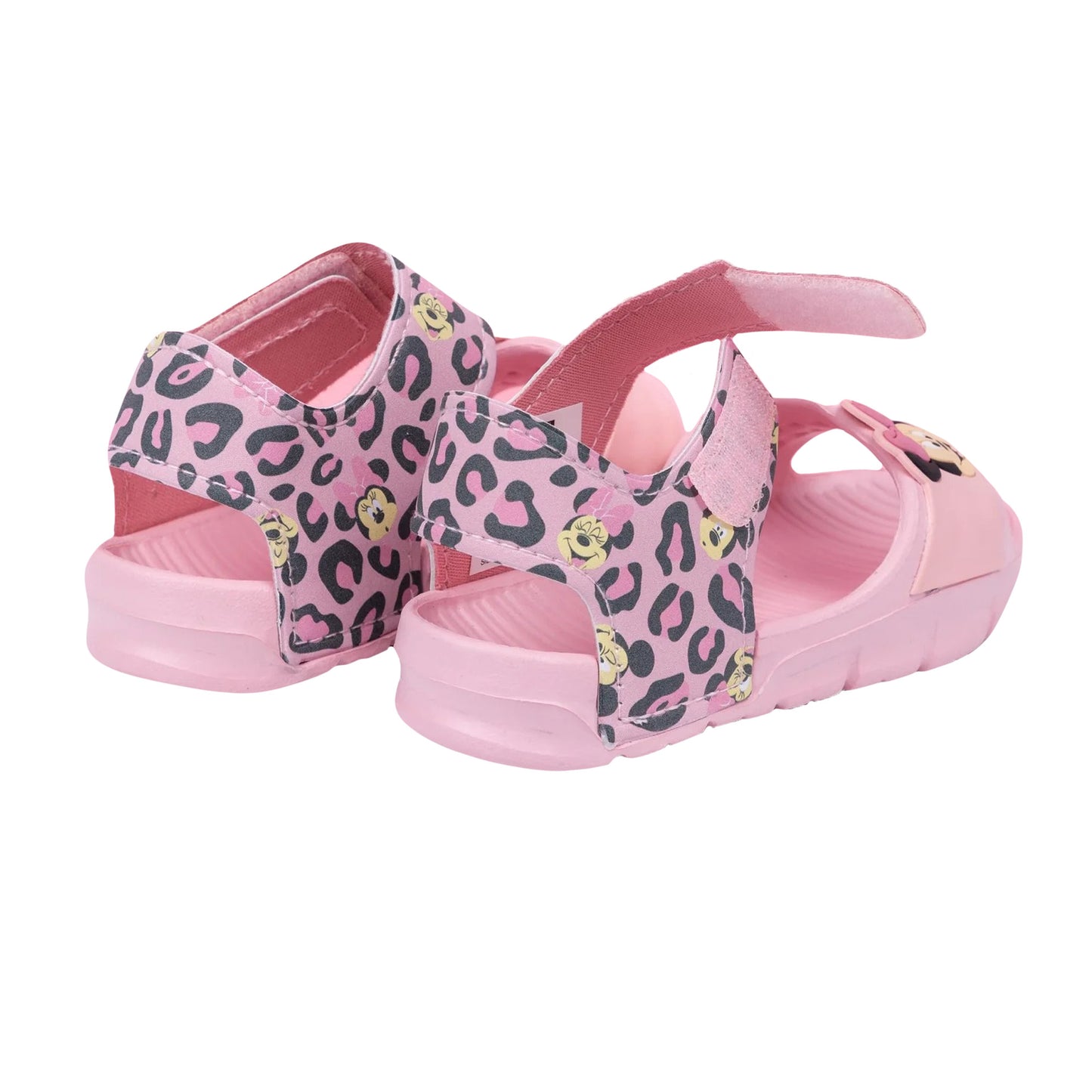 Pink - Back - Disney Girls Minnie Mouse Sandals