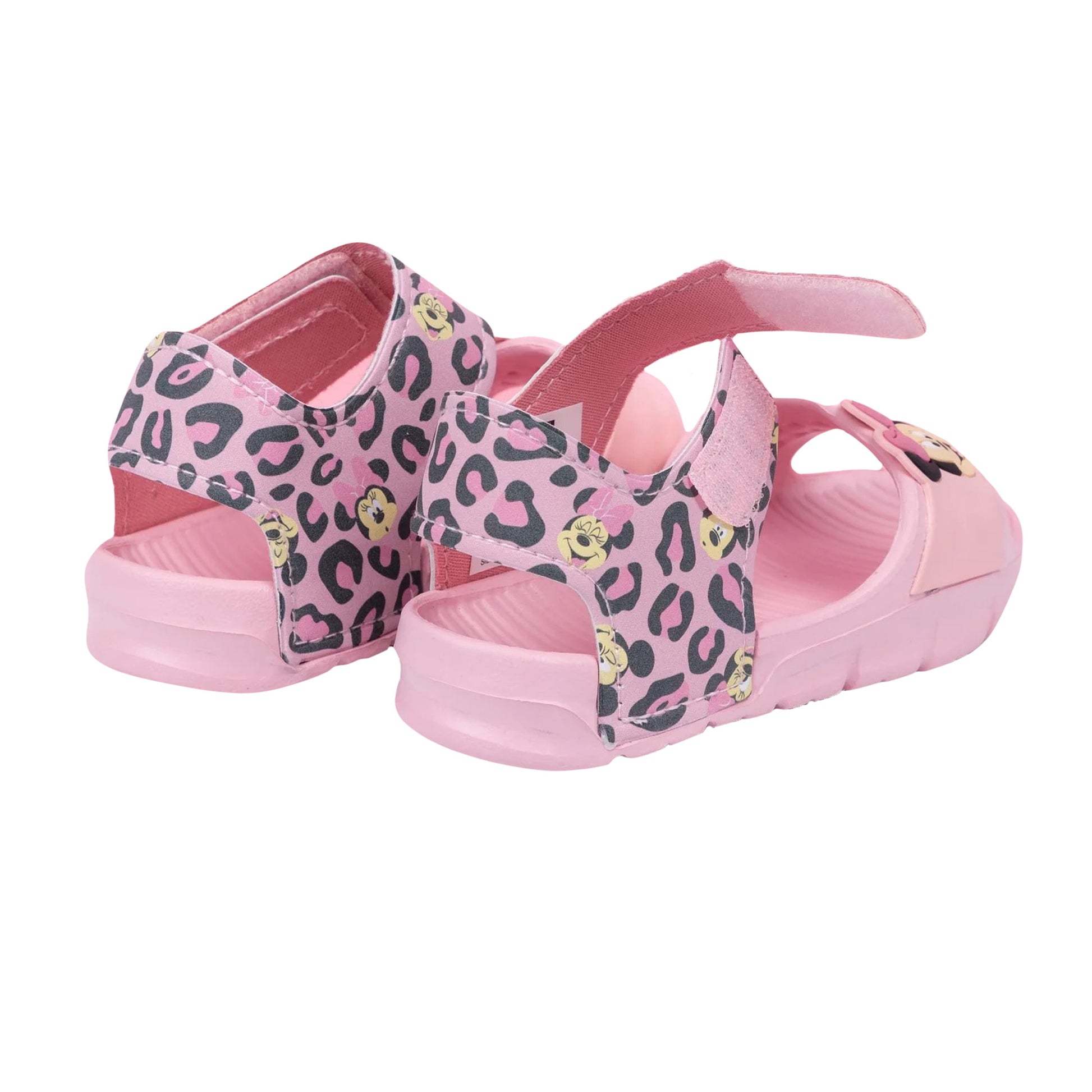 Pink - Back - Disney Girls Minnie Mouse Sandals