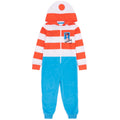 Blue-Red - Front - Wheres Wally? Childrens-Kids Costume Sleepsuit