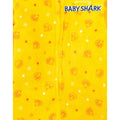 Yellow - Pack Shot - Baby Shark Childrens-Kids 3D Fins Sleepsuit