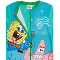 Blue-Green - Lifestyle - SpongeBob SquarePants Childrens-Kids Attack Mode Sleepsuit