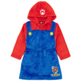 Red-Blue - Front - Super Mario Childrens-Kids Costume Dressing Gown