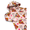 Pink - Back - Paw Patrol Girls Skye Hooded Sleepsuit