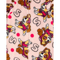 Pink - Close up - Paw Patrol Girls Skye Hooded Sleepsuit