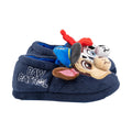 Blue - Back - Paw Patrol Childrens-Kids Chase & Marshall 3D Ears Slippers