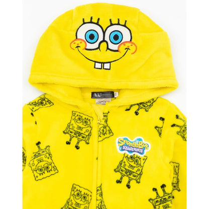Yellow - Lifestyle - SpongeBob SquarePants Childrens-Kids Repeat Print Sleepsuit