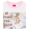 White-Grey-Pink - Lifestyle - Barbie Girls Living The Dream Fleece Pyjama Set
