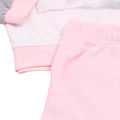 White-Grey-Pink - Close up - Barbie Girls Living The Dream Fleece Pyjama Set