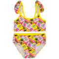 Yellow-Pink - Front - SpongeBob SquarePants Girls Faces Bikini