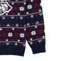 Blue-Red-White - Pack Shot - Harry Potter Unisex Adult Hogwarts Crest Knitted Christmas Jumper