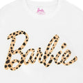 White-Brown - Pack Shot - Barbie Womens-Ladies Animal Print Pyjama Set