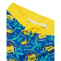 Blue-Yellow - Back - SpongeBob SquarePants Boys Repeat Print Swim Shorts