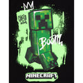 White-Black - Lifestyle - Minecraft Childrens-Kids Creeper T-Shirt (Pack of 2)