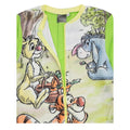 Green-Yellow - Back - Winnie the Pooh Childrens-Kids Character Sleepsuit