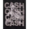 Black - Side - Johnny Cash Unisex Adult Photograph T-Shirt