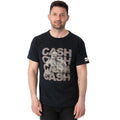 Black - Lifestyle - Johnny Cash Unisex Adult Photograph T-Shirt