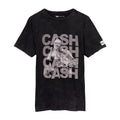 Black - Front - Johnny Cash Unisex Adult Photograph T-Shirt