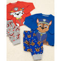 Blue-Red-Grey - Lifestyle - Paw Patrol Childrens-Kids Chase & Marshall Long Pyjama Set (Pack of 2)