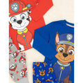Blue-Red-Grey - Pack Shot - Paw Patrol Childrens-Kids Chase & Marshall Long Pyjama Set (Pack of 2)