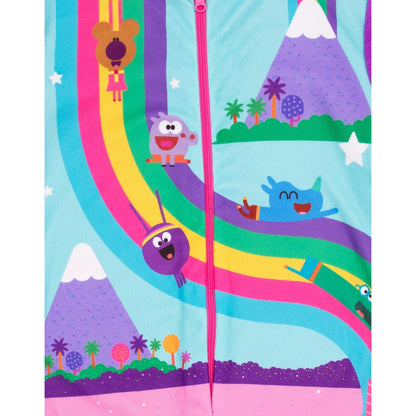 Multicoloured - Close up - Hey Duggee Girls Rainbow Sleepsuit