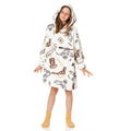 White - Lifestyle - Harry Potter Childrens-Kids Oversized Hoodie Blanket