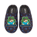 Navy Blue - Front - Minecraft Boys Creeper Slippers
