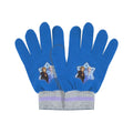 Blue-Grey - Side - Frozen II Destiny Awaits! Bobble Hat Gloves And Scarf Set