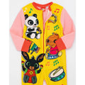 Yellow-Pink - Back - Bing Bunny Childrens-Kids Music Sleepsuit