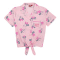 Pink - Back - Disney Girls Minnie Mouse Short-Sleeved Pyjama Set