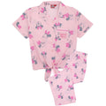 Pink - Front - Disney Girls Minnie Mouse Short-Sleeved Pyjama Set