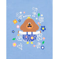 Blue - Close up - Hey Duggee Girls Watch Us Grow Flowers Long-Sleeved T-Shirt