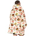 Cream - Back - SpongeBob SquarePants Unisex Adult Oversized Hoodie Blanket