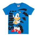 Blue - Front - Sonic The Hedgehog Boys Cartoon Character T-Shirt