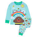 Green - Front - Hey Duggee Girls Bee Kind Long Pyjama Set