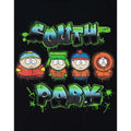 Black - Side - South Park Mens Graffiti T-Shirt