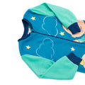 Blue - Side - Cocomelon Childrens-Kids Time For Bed Baby JJ Sleepsuit