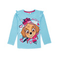 Blue-Pink - Back - Paw Patrol Girls Long-Sleeved Pyjama Set