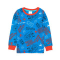 Blue-Red - Back - Paddington Bear Childrens-Kids Pyjama Set