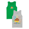 Grey-Blue-Green - Pack Shot - Hey Duggee Childrens-Kids Pyjama Set