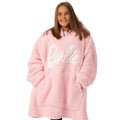 Pink - Lifestyle - Barbie Womens-Ladies Sherpa Hoodie Blanket